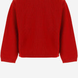CARDIGAN IN MISTO VISCOSA B226AC140 RED BOBO CHOSES KIDS 