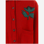 CARDIGAN IN MISTO VISCOSA B226AC140 RED BOBO CHOSES KIDS 