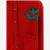 CARDIGAN IN MISTO VISCOSA B226AC140 RED BOBO CHOSES KIDS 