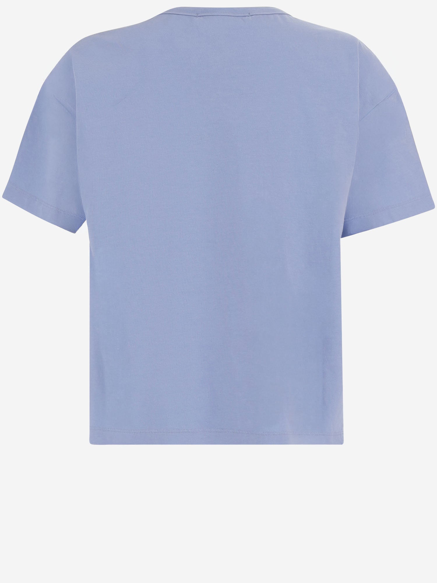 T-SHIRT IN COTONE CON STAMPA LOGO B226AC141 LIGHTBLUE BOBO CHOSES KIDS 