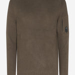 MAGLIA IN MISTO COTONE CON LOGO 21CMKN101A 006608A683 CP COMPANY 