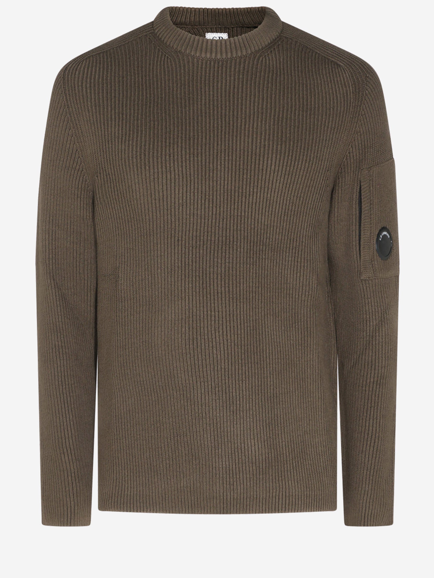 MAGLIA IN MISTO COTONE CON LOGO 21CMKN101A 006608A683 CP COMPANY 