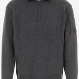 MAGLIA MEZZO ZIP IN MISTO LANA 21CMKN709A 110149A978 CP COMPANY 