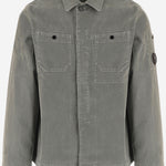 CAMICIA IN VELLUTO A COSTE STRETCH 21CMOS148A 006410O950 CP COMPANY 