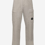 PANTALONI CARGO IN COTONE STRETCH CON LOGO 21CMPA090A 005529G356 CP COMPANY 