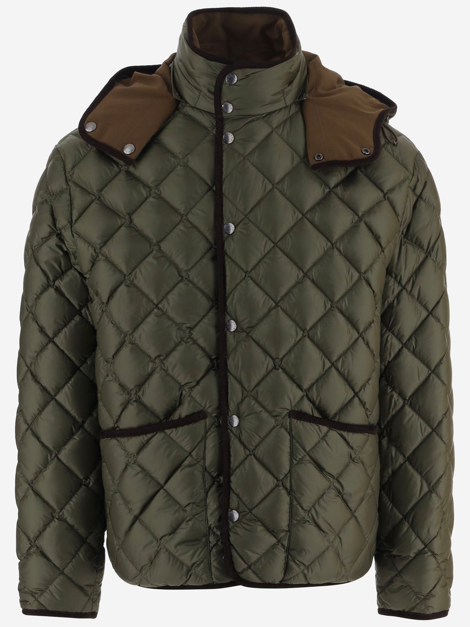 PIUMINO REVERSIBILE IN NYLON CON CAPPUCCIO STACCABILE 1A00140 597XQ818 MONCLER 