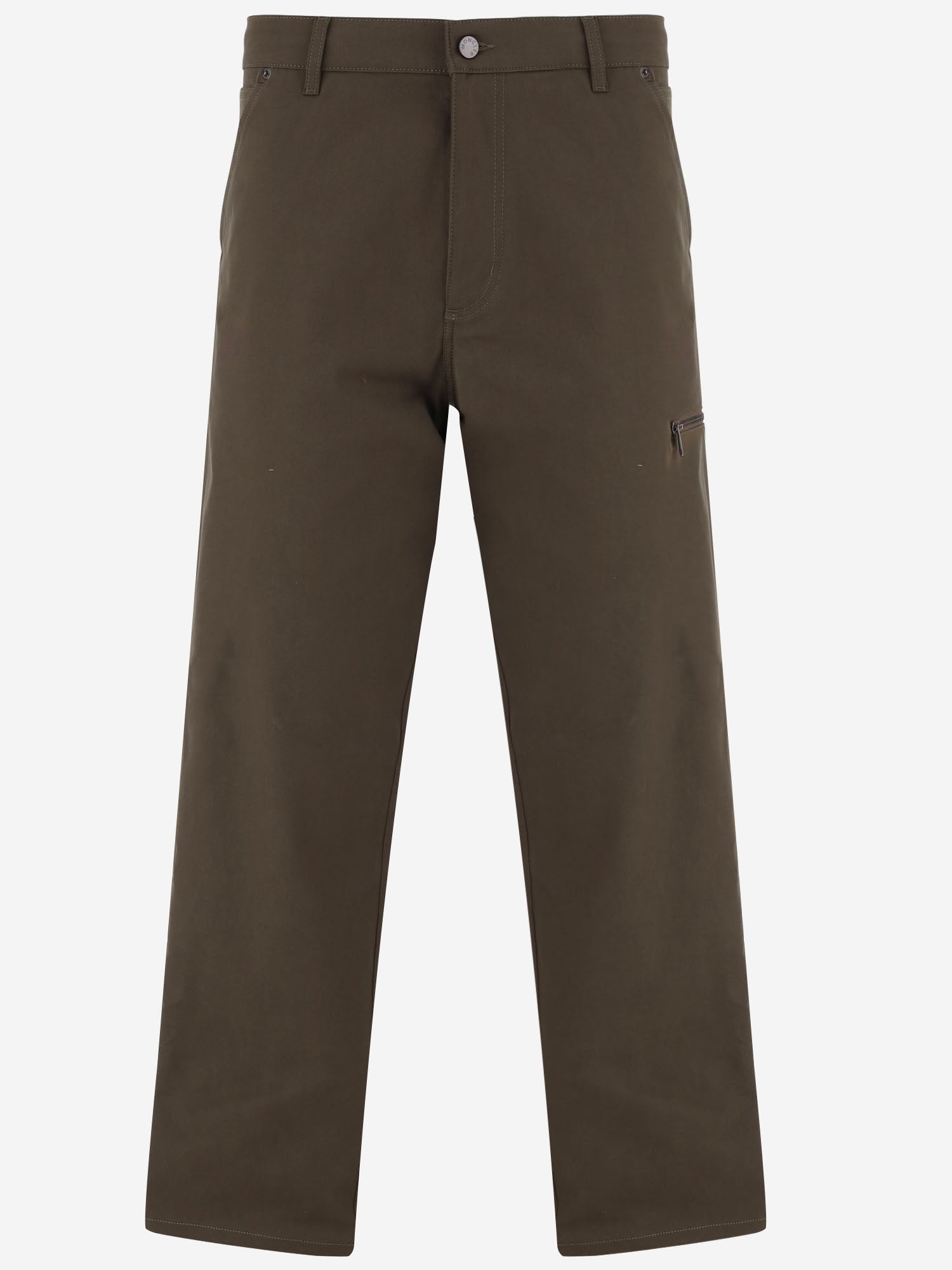 PANTALONI IN GABARDINE STRETCH 2A00030 598R183C MONCLER 