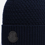 BEANIE IN LANA E CASHMERE CON LOGO 3B00026 M4281742 MONCLER 