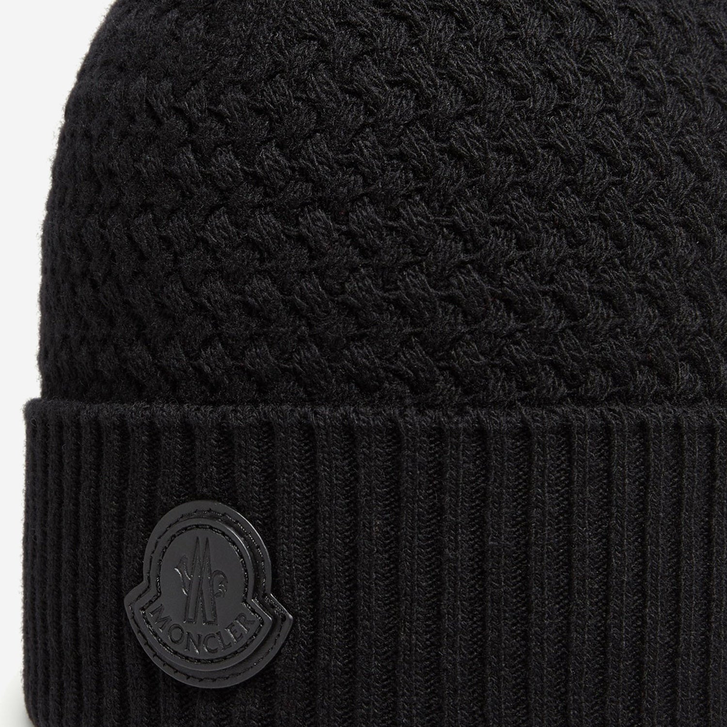 BEANIE IN LANA E CASHMERE CON LOGO 3B00026 M4281999 MONCLER 