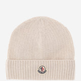 BEANIE IN LANA E CASHMERE CON LOGO 3B00083 M4281215 MONCLER 