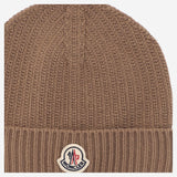 BEANIE IN LANA E CASHMERE CON LOGO 3B00083 M428126E MONCLER 