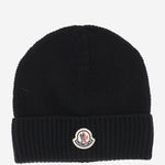 BEANIE IN LANA E CASHMERE CON LOGO 3B00083 M4281999 MONCLER 