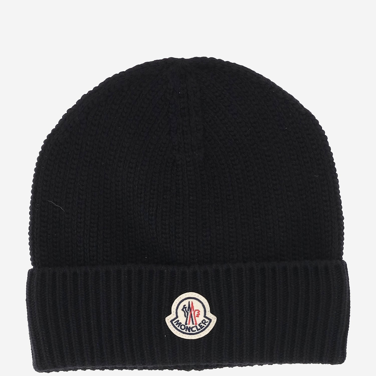BEANIE IN LANA E CASHMERE CON LOGO 3B00083 M4281999 MONCLER 