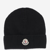 BEANIE IN LANA E CASHMERE CON LOGO 3B00083 M4281999 MONCLER 