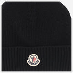 BEANIE IN LANA E CASHMERE CON LOGO 3B00083 M4281999 MONCLER 