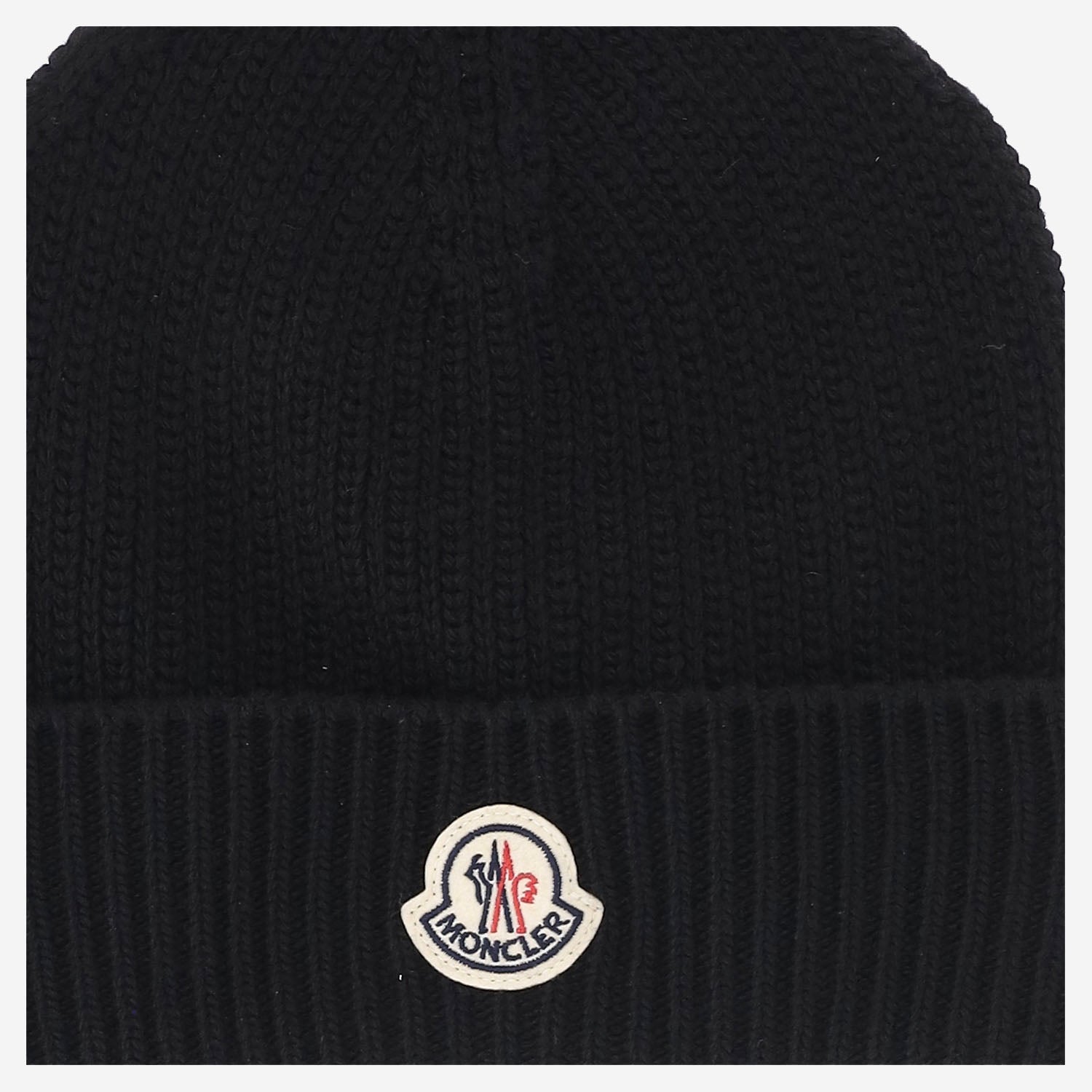 BEANIE IN LANA E CASHMERE CON LOGO 3B00083 M4281999 MONCLER 