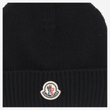 BEANIE IN LANA E CASHMERE CON LOGO 3B00083 M4281999 MONCLER 