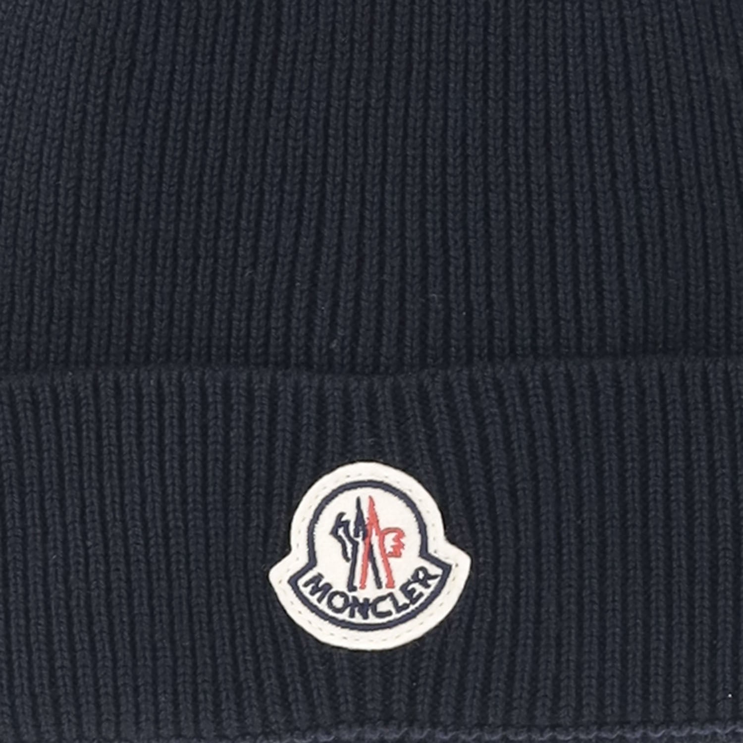 BEANIE IN LANA CON LOGO 3B70500 A9342742 MONCLER 