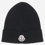 BEANIE IN LANA CON LOGO 3B70500 A9342999 MONCLER 