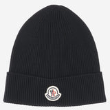 BEANIE IN LANA CON LOGO 3B70500 A9342999 MONCLER 