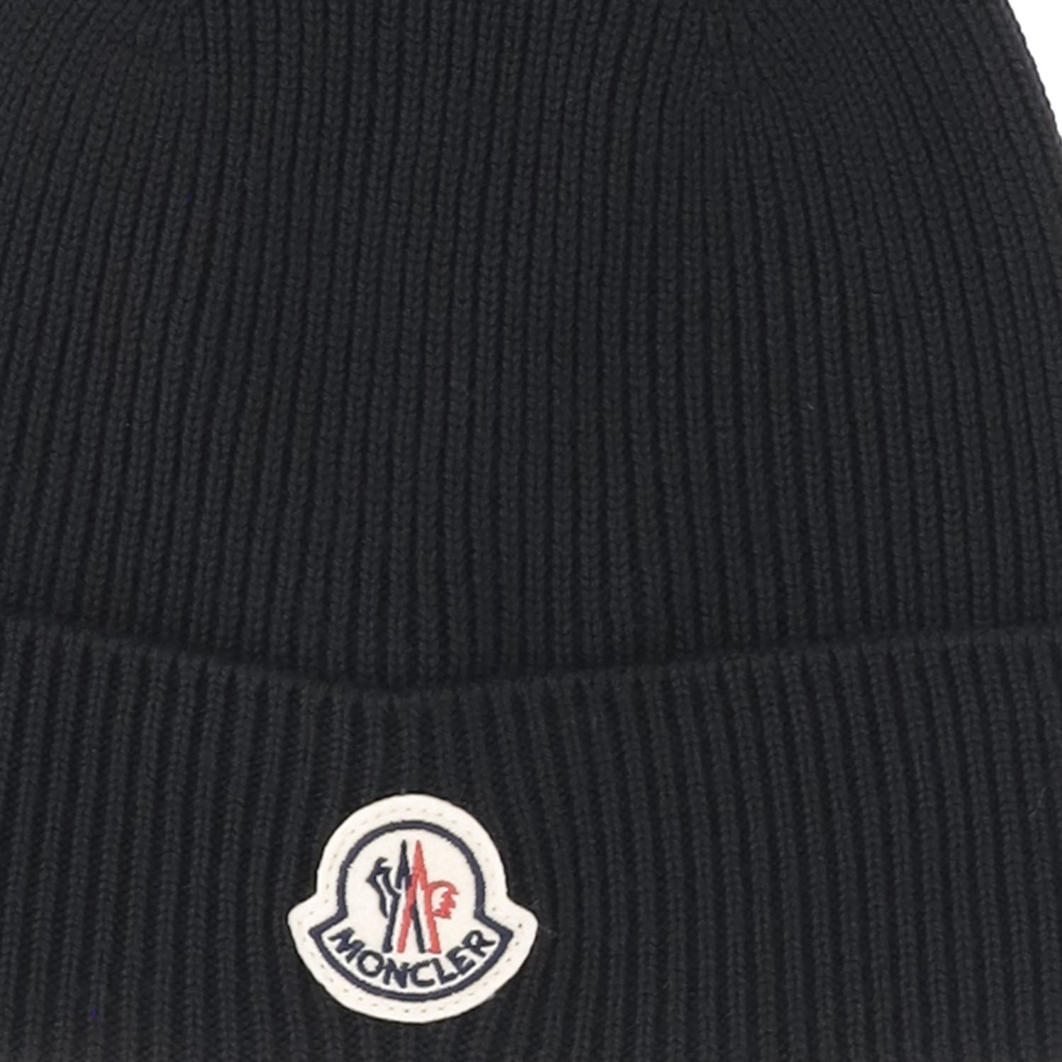 BEANIE IN LANA CON LOGO 3B70500 A9342999 MONCLER 