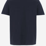 T-shirt in cotone con stampa piumino 8C00002 89B8U742 MONCLER 