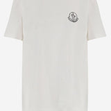 T-SHIRT IN COTONE CON LOGO 8C00025 89AUG00A MONCLER 