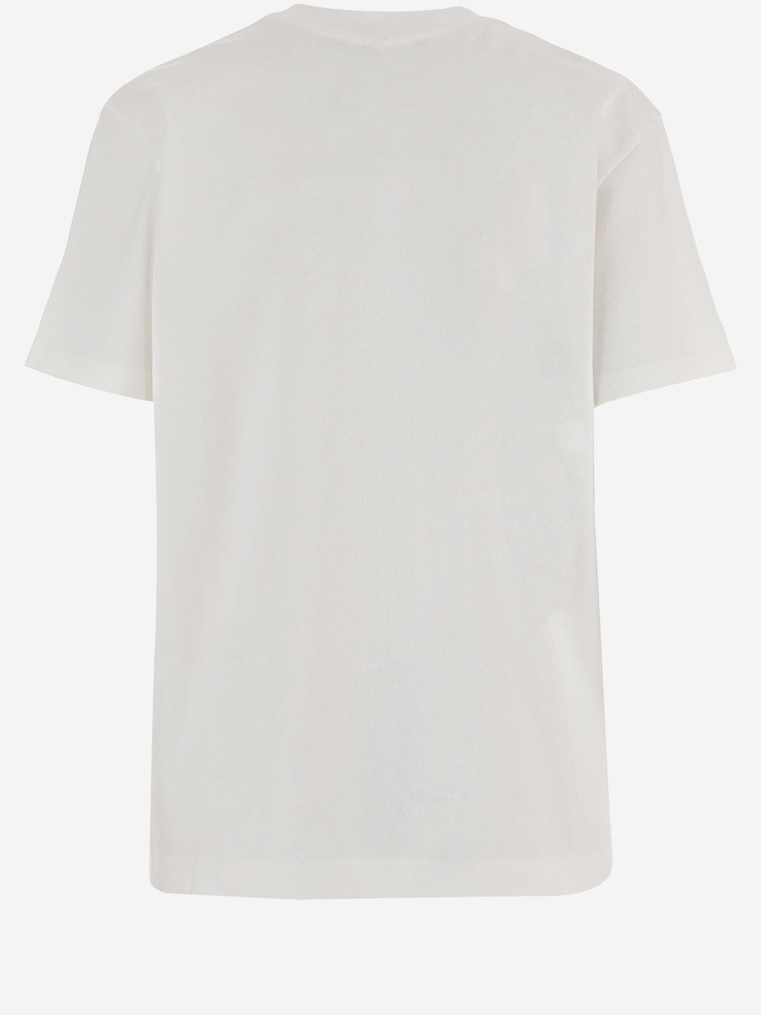 T-SHIRT IN COTONE CON LOGO 8C00025 89AUG00A MONCLER 