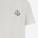 T-SHIRT IN COTONE CON LOGO 8C00025 89AUG00A MONCLER 