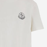T-SHIRT IN COTONE CON LOGO 8C00025 89AUG00A MONCLER 