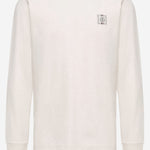 T-SHIRT A MANICHE LUNGHE CON LOGO 8D00013 89B8Q034 MONCLER 
