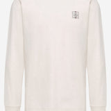 T-SHIRT A MANICHE LUNGHE CON LOGO 8D00013 89B8Q034 MONCLER 