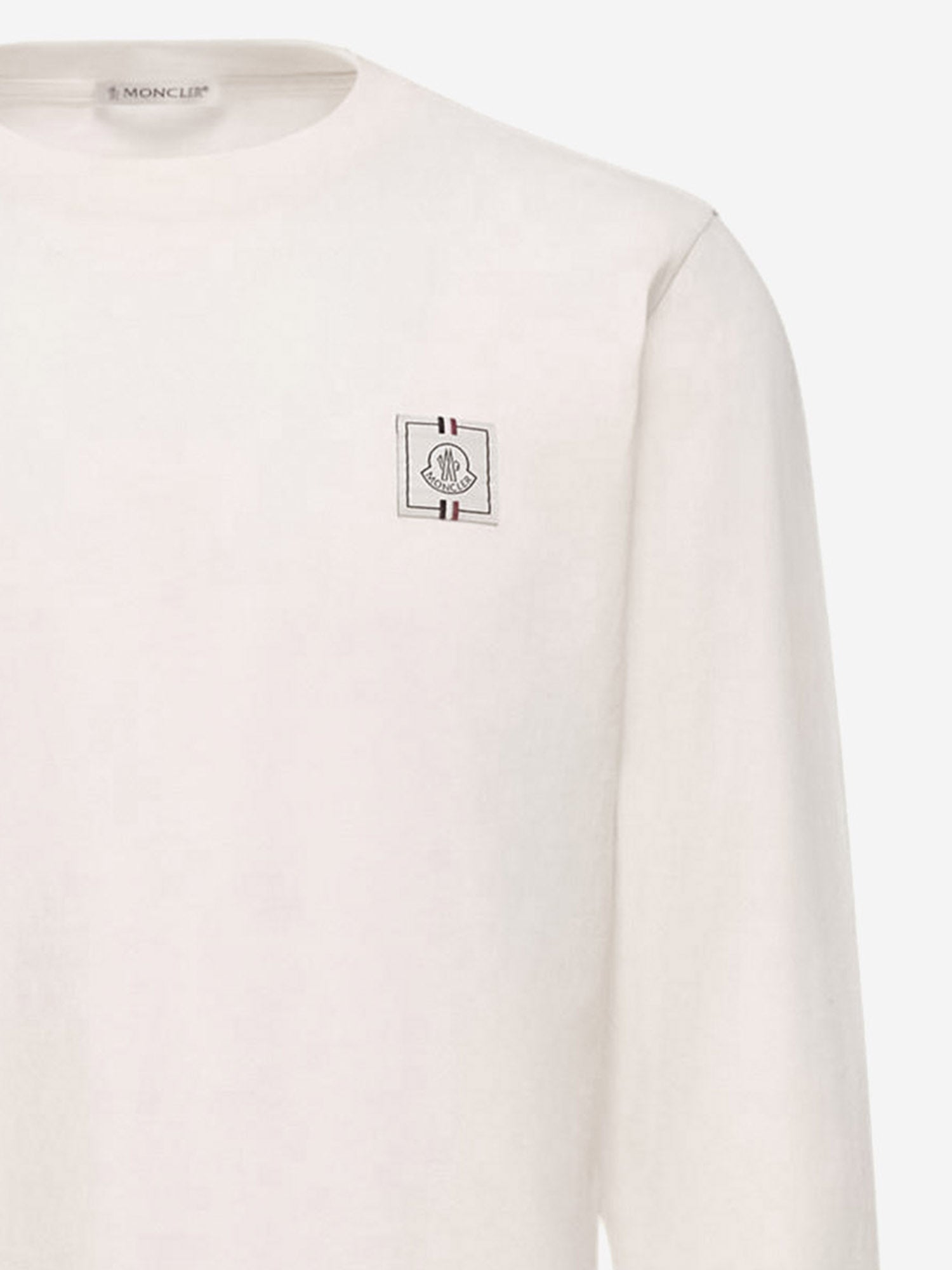 T-SHIRT A MANICHE LUNGHE CON LOGO 8D00013 89B8Q034 MONCLER 