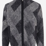 MAGLIA IN MISTO LANA CON MOTIVO A ROMBI 8G00042 89BJOF90 MONCLER 