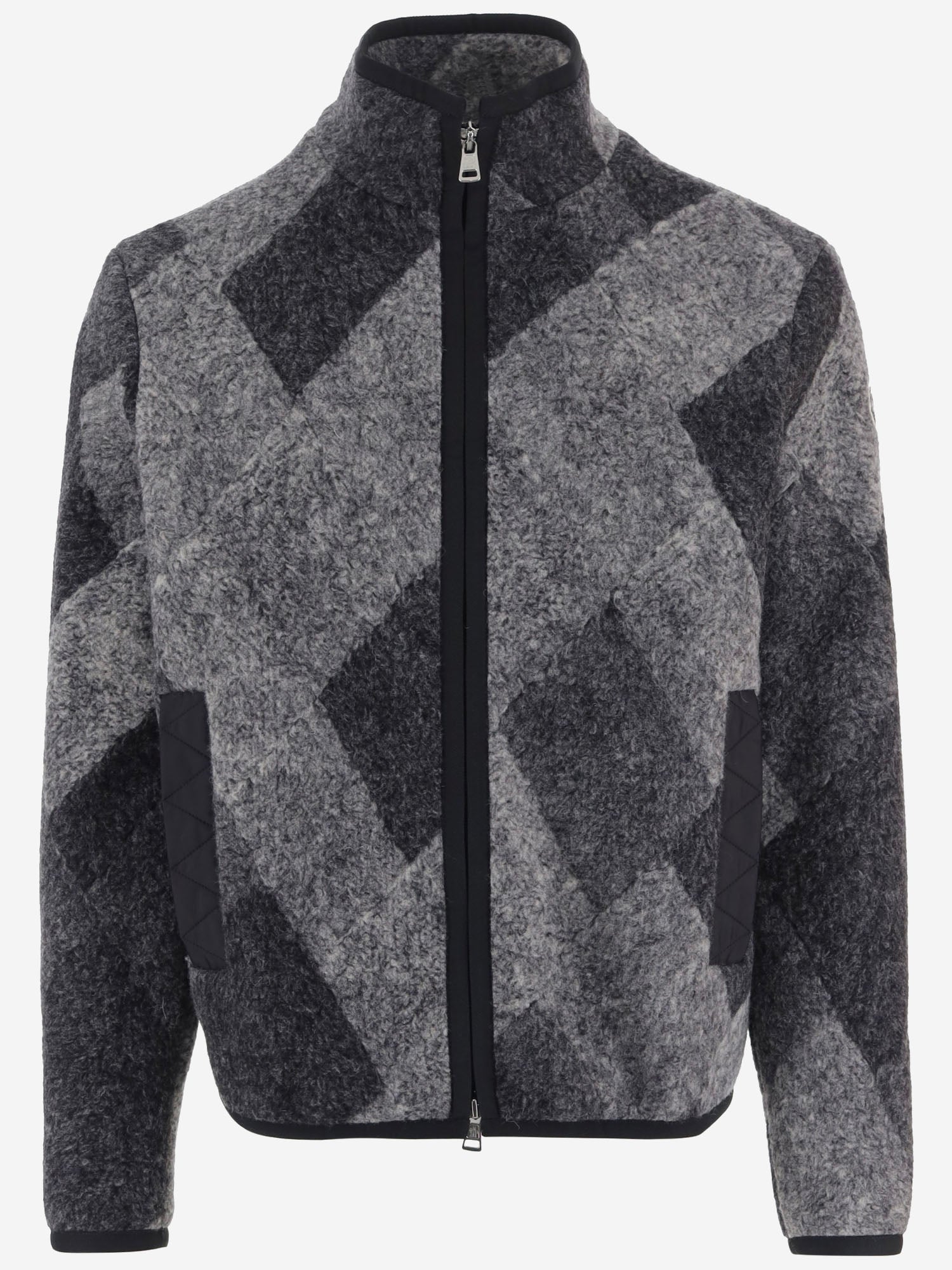 MAGLIA IN MISTO LANA CON MOTIVO A ROMBI 8G00042 89BJOF90 MONCLER 