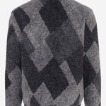 MAGLIA IN MISTO LANA CON MOTIVO A ROMBI 8G00042 89BJOF90 MONCLER 