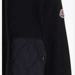 FELPA IN MISTO COTONE CON DETTAGLI IN NYLON 8G00043 89B3P999 MONCLER 