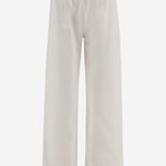 PANTALONI IN COTONE CON LOGO LATERALE 8H00001 89BG3034 MONCLER 