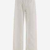 PANTALONI IN COTONE CON LOGO LATERALE 8H00001 89BG3034 MONCLER 