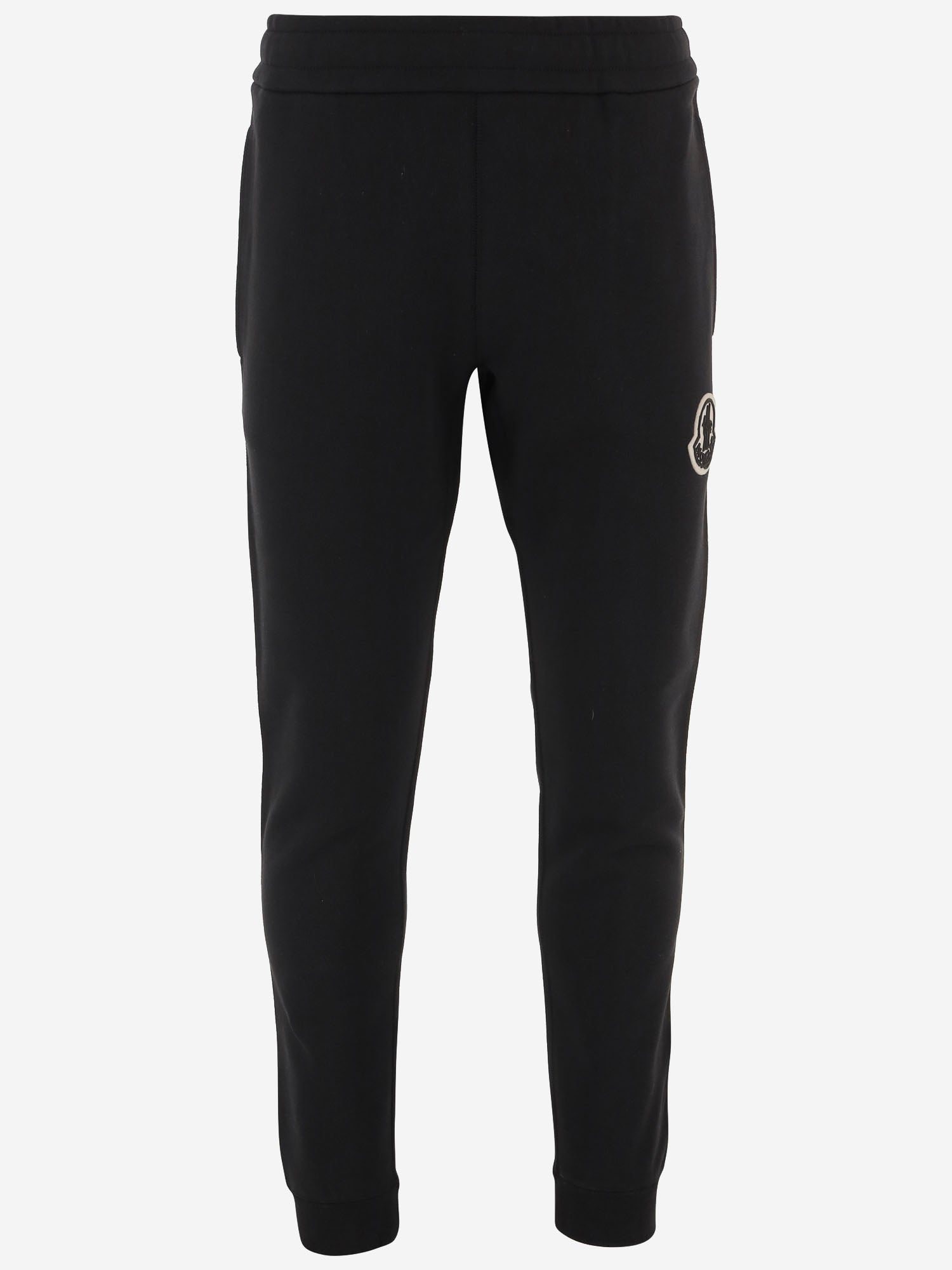 PANTALONI IN COTONE CON LOGO LATERALE 8H00012 899V4999 MONCLER 