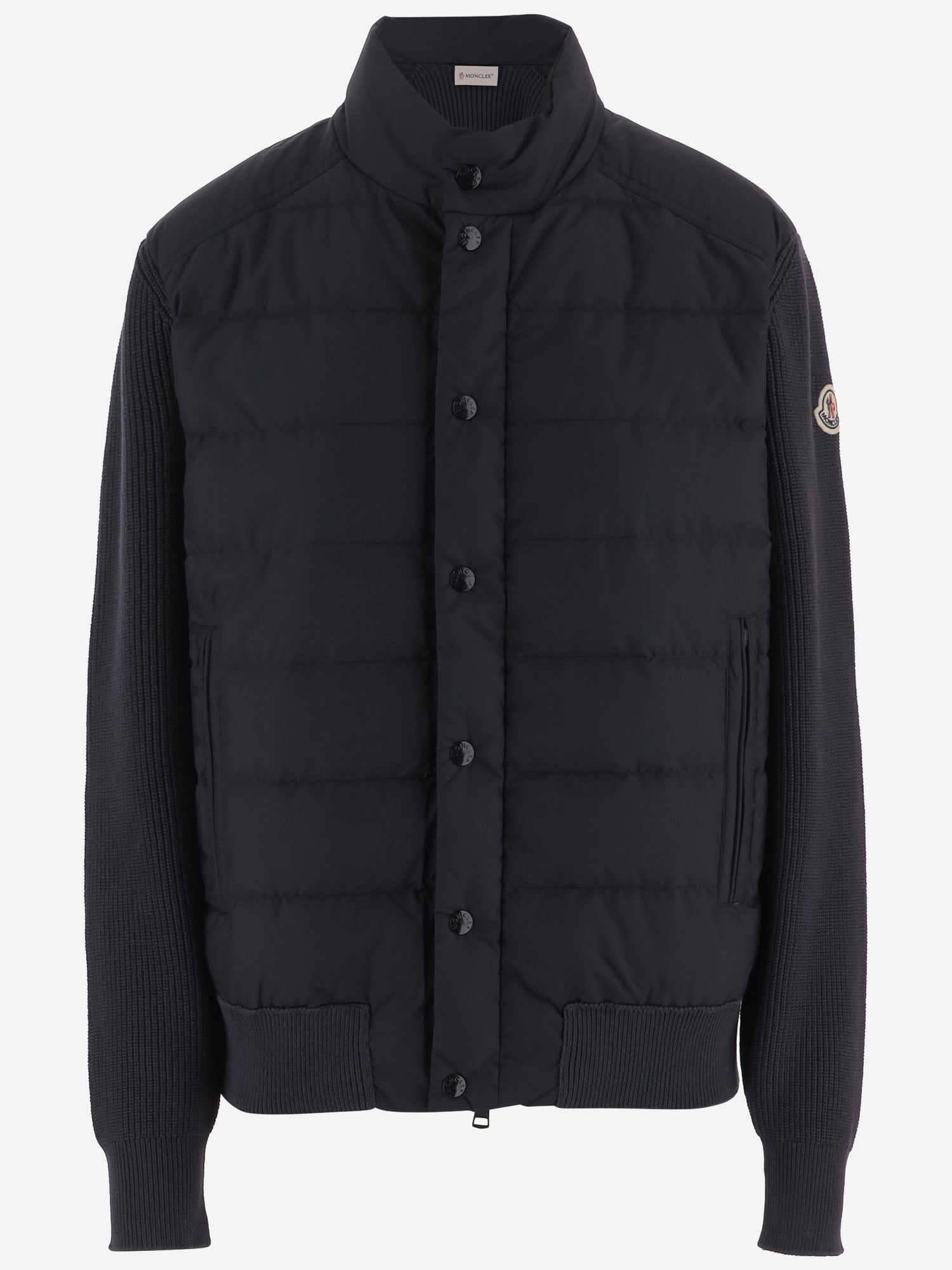 MAGLIA IBRIDA IN MISTO COTONE CON PANNELLO IMBOTTITO 9B00002 M9778776 MONCLER 