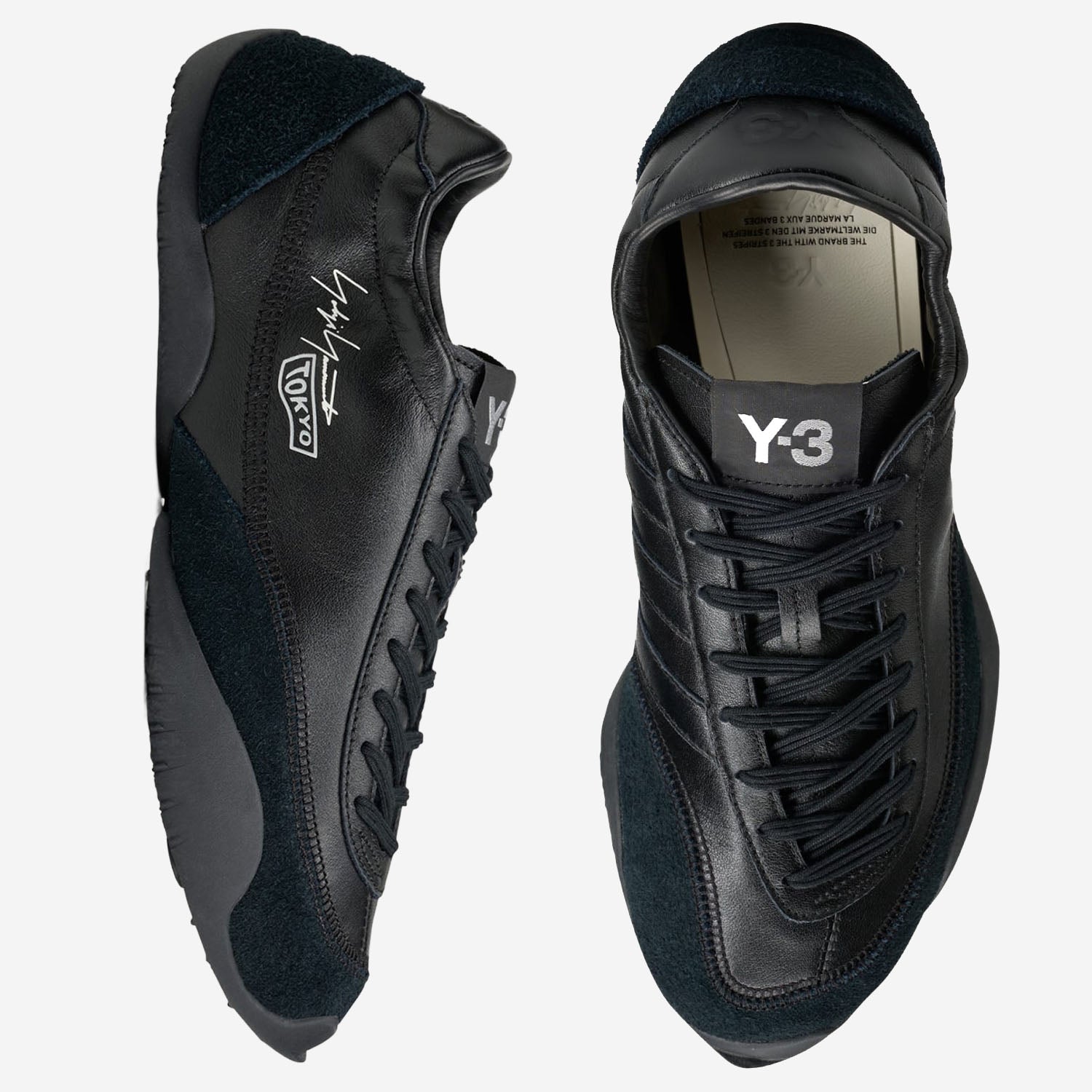 SNEAKERS y-3 tokyo wrapped KH9337 BLACK ADIDAS Y3 