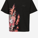 T-SHIRT IN COTONE CON STAMPA KQ8592 BLACK ADIDAS Y3 