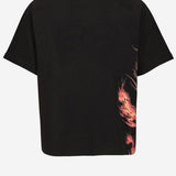 T-SHIRT IN COTONE CON STAMPA KQ8592 BLACK ADIDAS Y3 