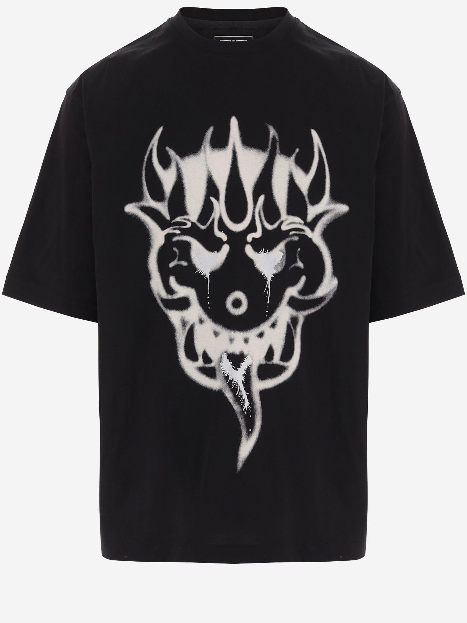 T-SHIRT IN COTONE CON LOGO KQ8596 BLACK ADIDAS Y3 