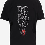 T-SHIRT IN COTONE CON LOGO KR1067 BLACK ADIDAS Y3 