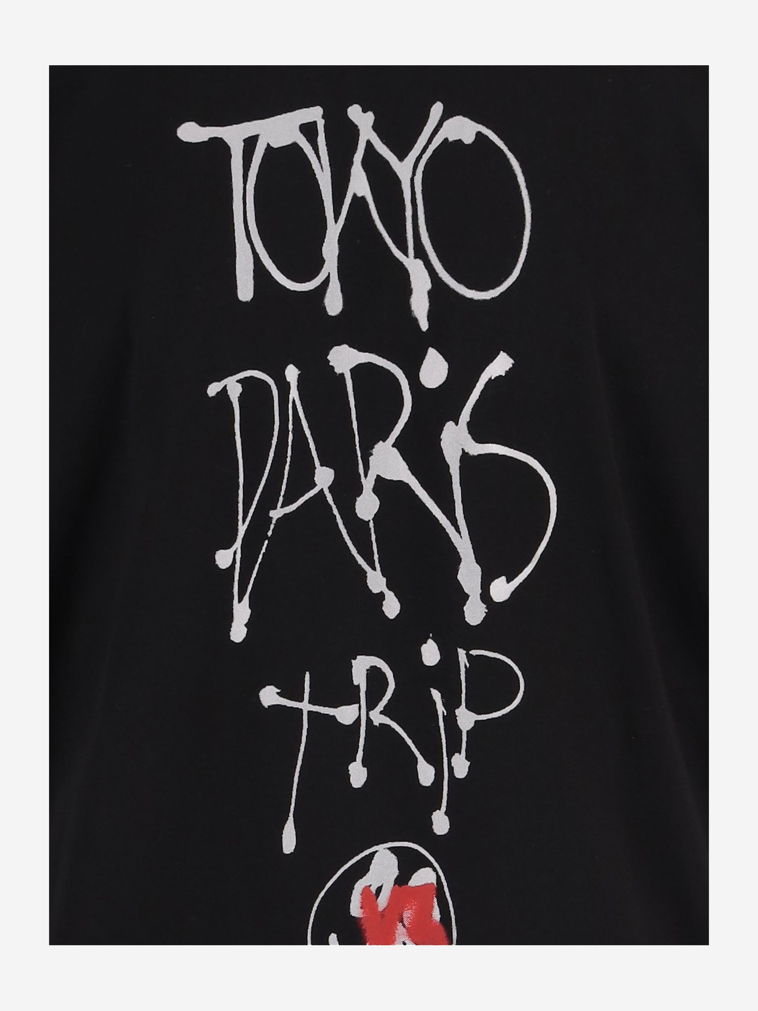 T-SHIRT IN COTONE CON LOGO KR1067 BLACK ADIDAS Y3 