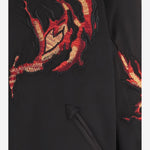 GIUBBOTTO BOMBER CON RICAMI FLAME E MASCHERA KR1110 BLACK ADIDAS Y3 