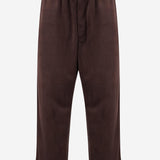 PANTALONI IN VELLUTO STRETCH CON LOGO KT9766 NIGHTRED ADIDAS Y3 