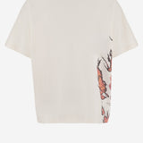 T-SHIRT IN COTONE CON STAMPA KU2200 CHALKWHITE ADIDAS Y3 